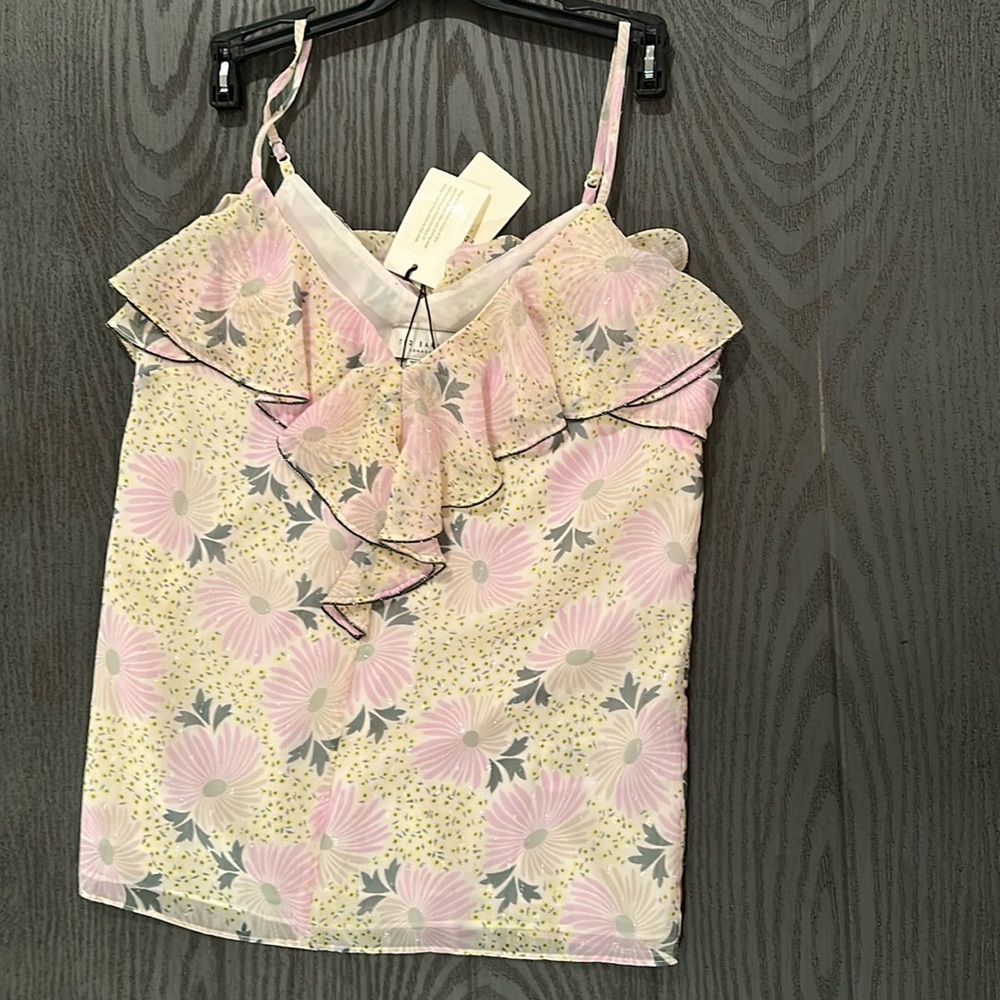 Ted Baker London Sleeveless sparkly Top- New